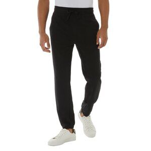 32 Degrees Mens Black French Terry Jogger Sweatpants Pockets Size M